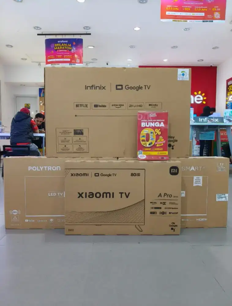 Cicilan Smart TV Modal KTP, Tanpa DP