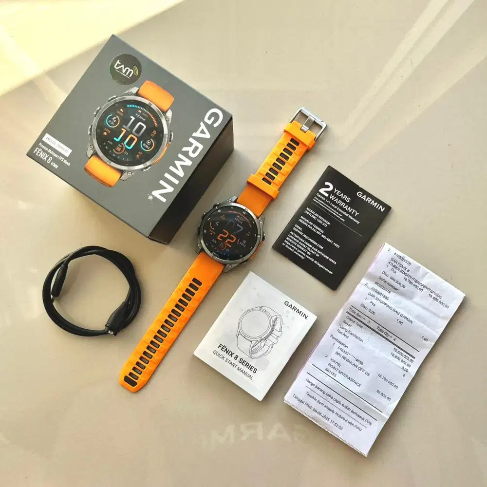 Garmin Fenix 8 Amoled 47mm Sapphire Titanium