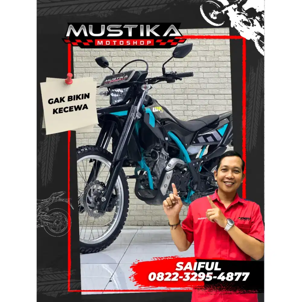 Odo 7rb Istimewa!!Yamaha WR155cc 2023 Wrna Favorit Mulus-Mustika