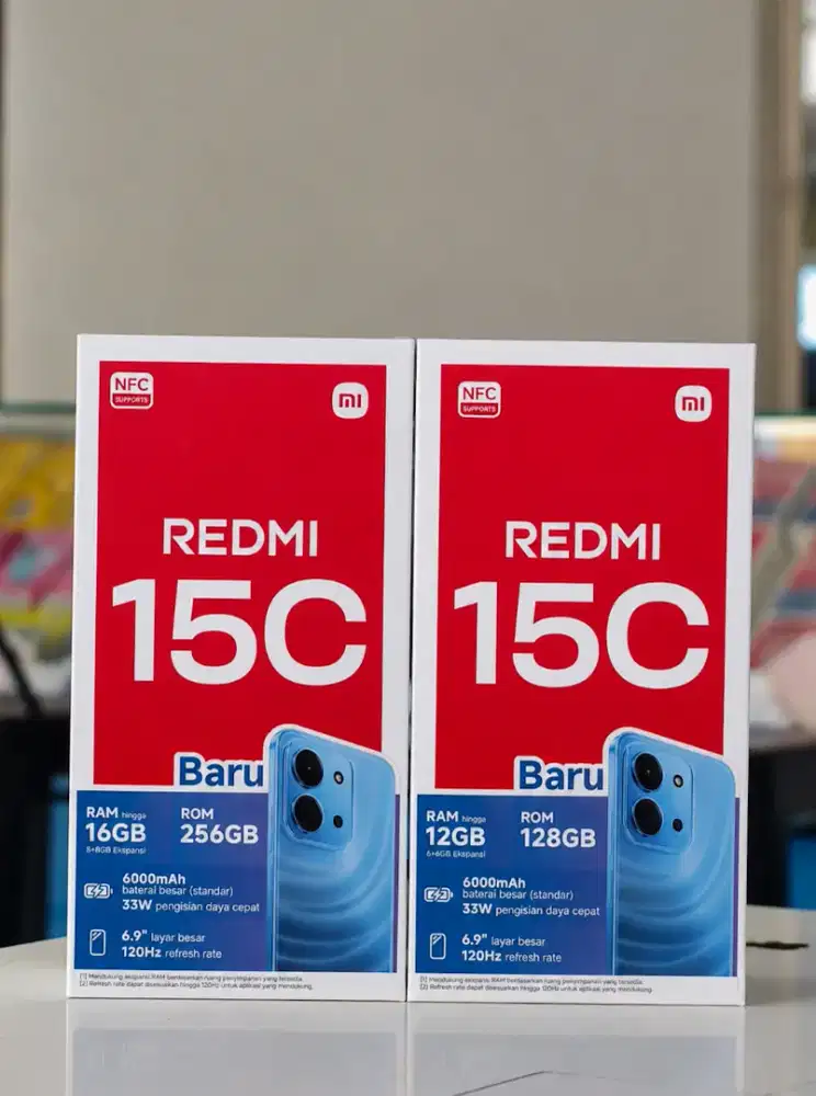 Xiaomi Redmi 15c 8/256GB (new)*Bisa Cod/Diantar