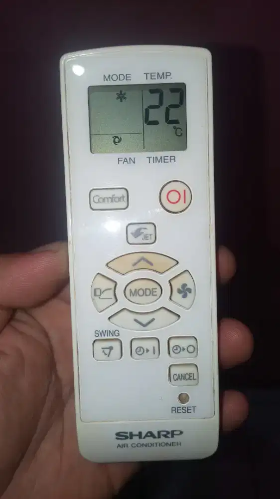 REMOT AC SHARP ORIGINAL 100% LIKE NEW