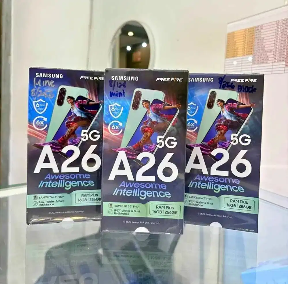 PROMO HANDPHONE !! SAMSUNG A26 5G 8/256 HANDHONE BARU BERGARANSI RESMI