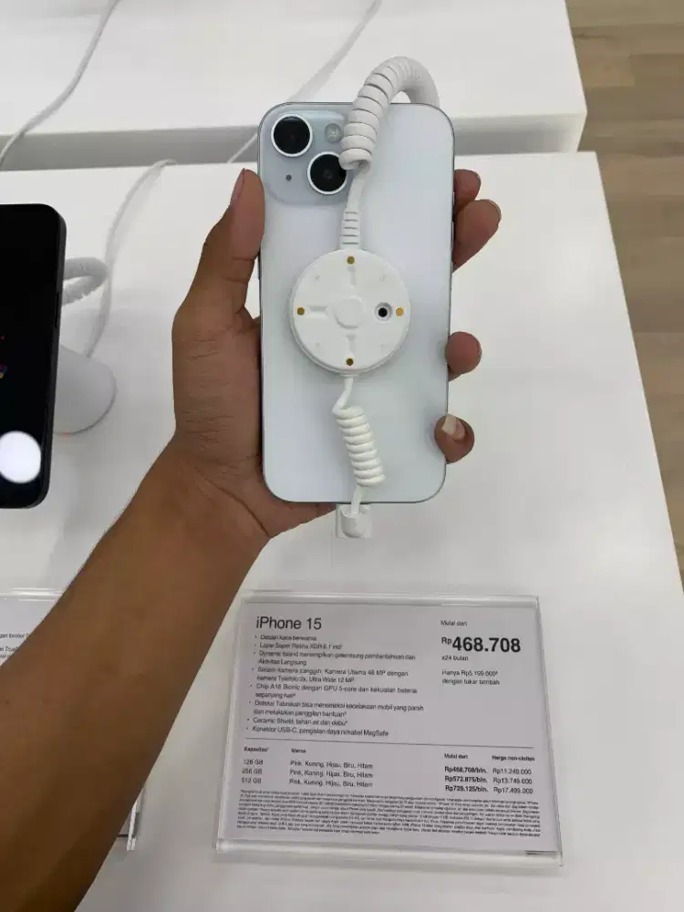 Cicilan iphone 15 basic promo bisa tanpa dp free 2x angsuran