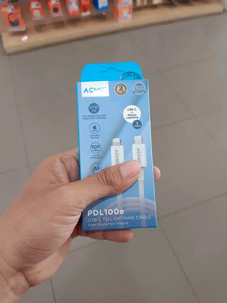 Cable charge Lightning to C baru 1 meter beli 3 gratis ongkir surabaya
