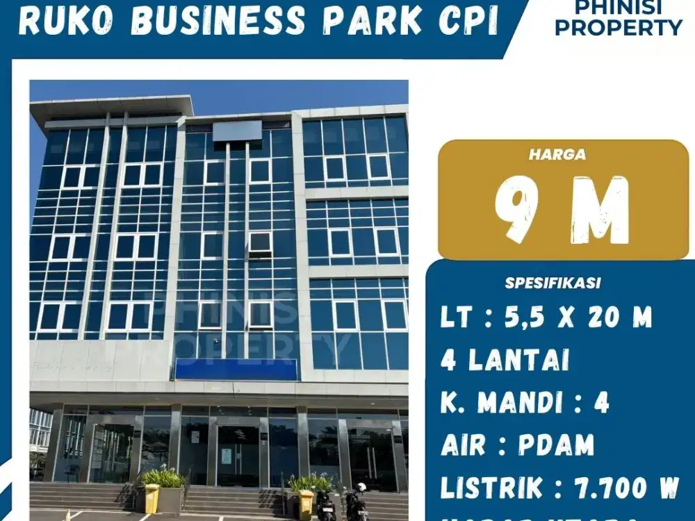 DIJUAL Ruko Business Park CPI