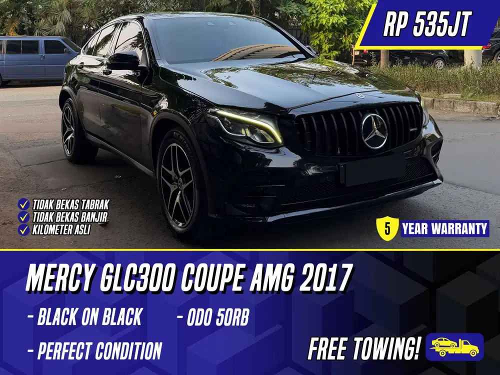 [ GARANSI 5TH ] Mercedes Benz GLC300 Coupe AMG 2017 Mercy GLC 300 2019