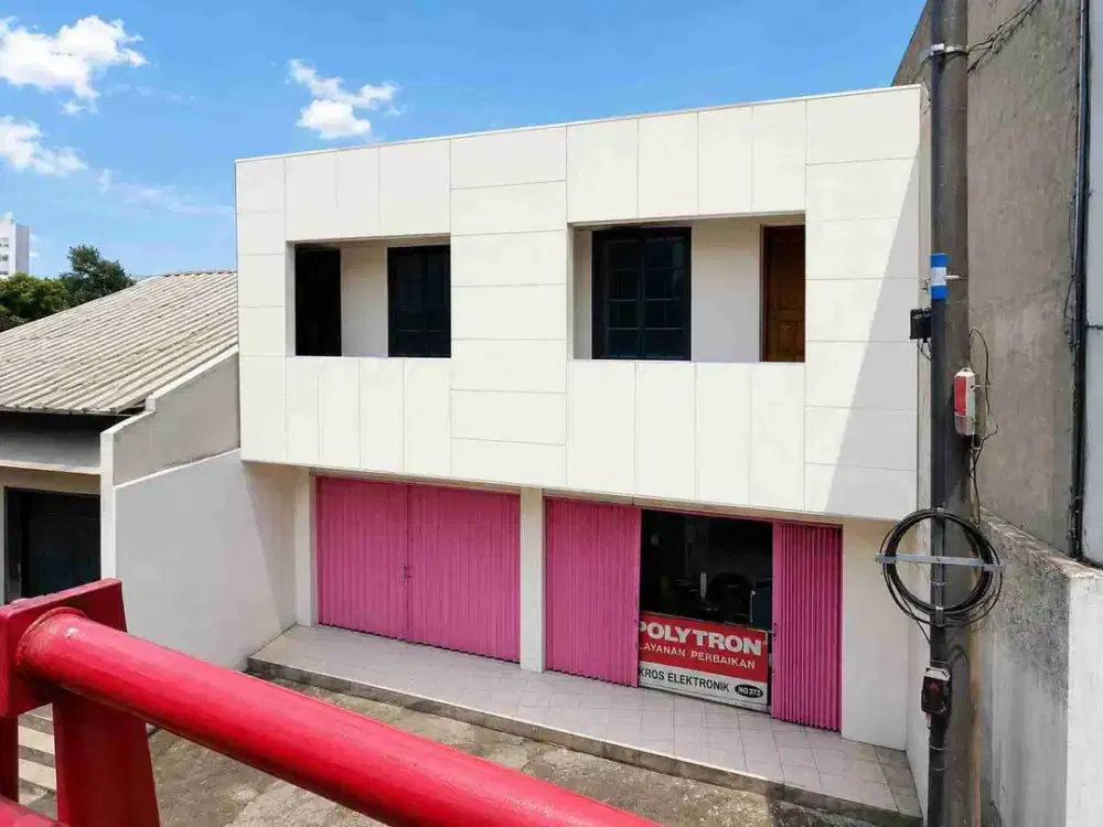 Dijual Cepat Ruko 2 Lantai, Hanya Hitung Tanah, LT.379 LB.384, SHM, Arif Rahman Hakim - Beji, Depok