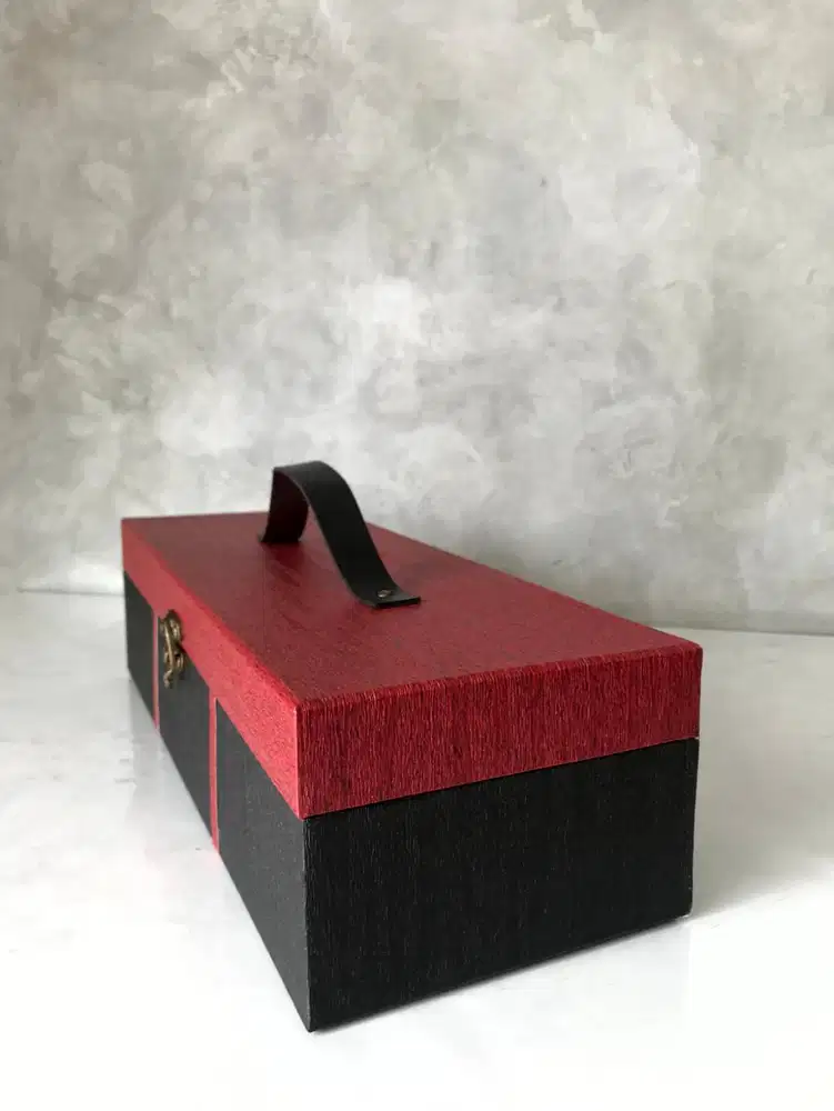 Long suitcase hardbox (bisa untuk 3 toples kotak)