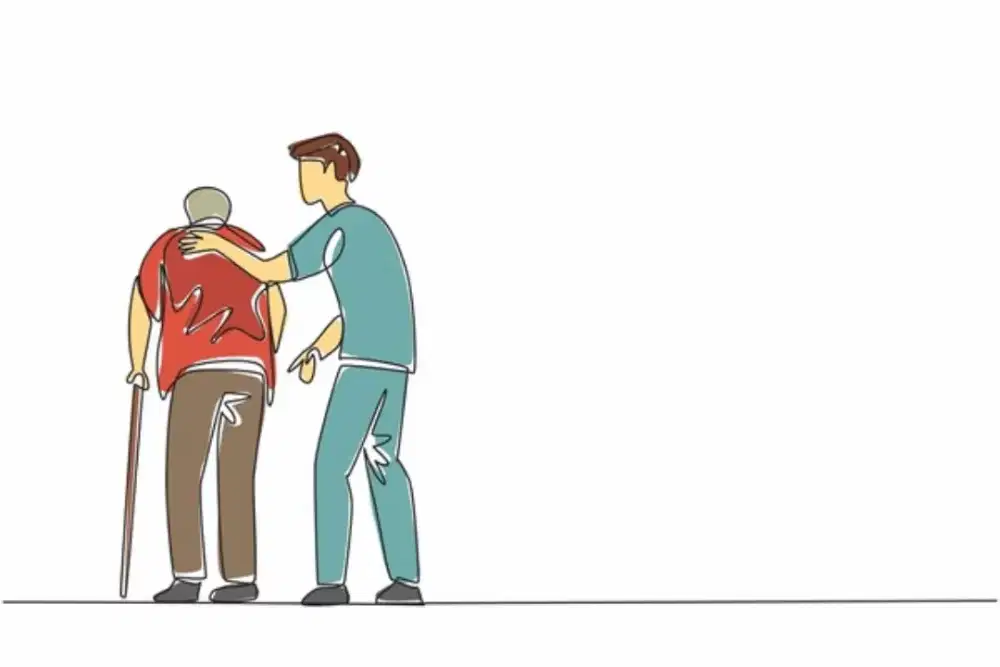 Jasa caregiver khusus untuk laki2