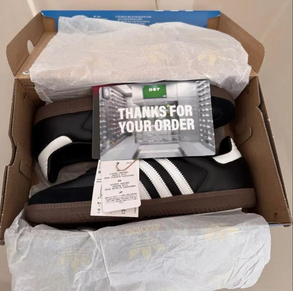 Sepatu Adidas Samba Black
