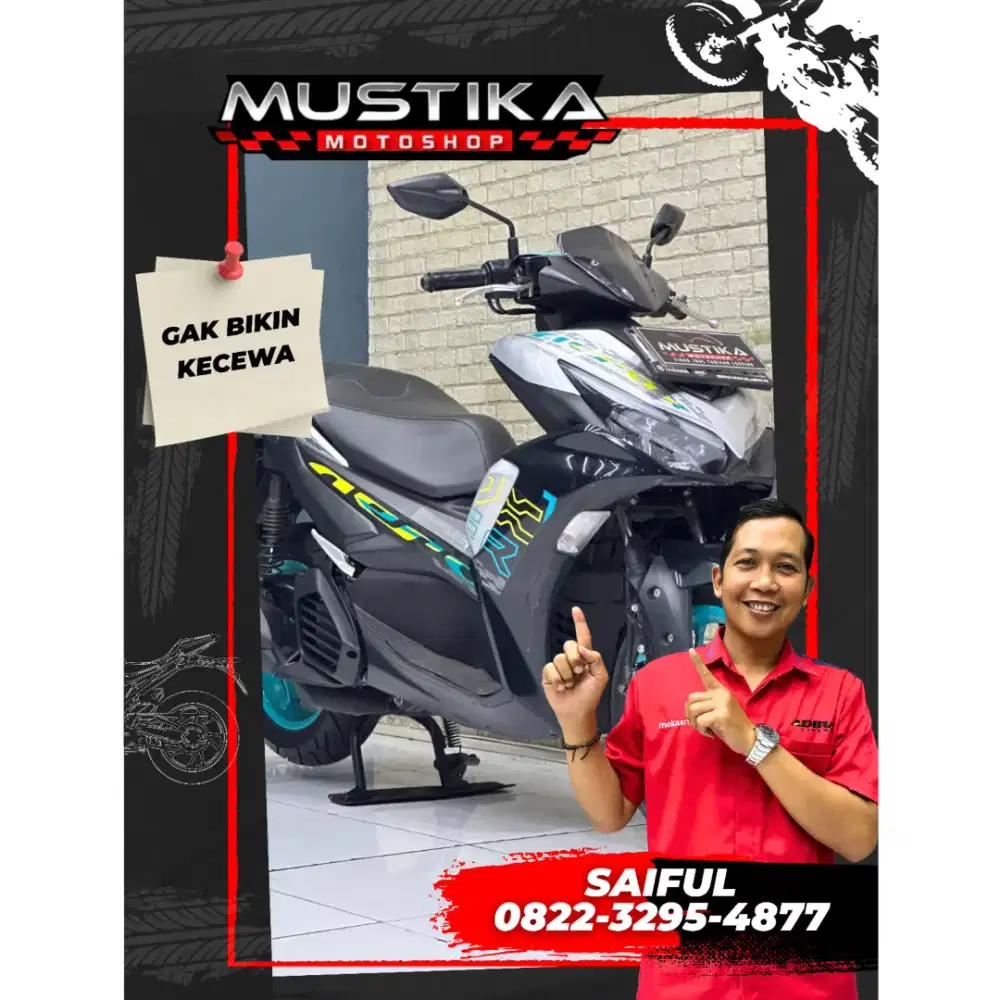 Perfect Condition!!Yamaha Aerox 155cc 2023 N Asli Mulus-Mustika