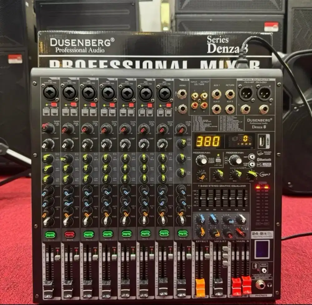 Mixer dusenberg denza 8 8 channel original resmi
