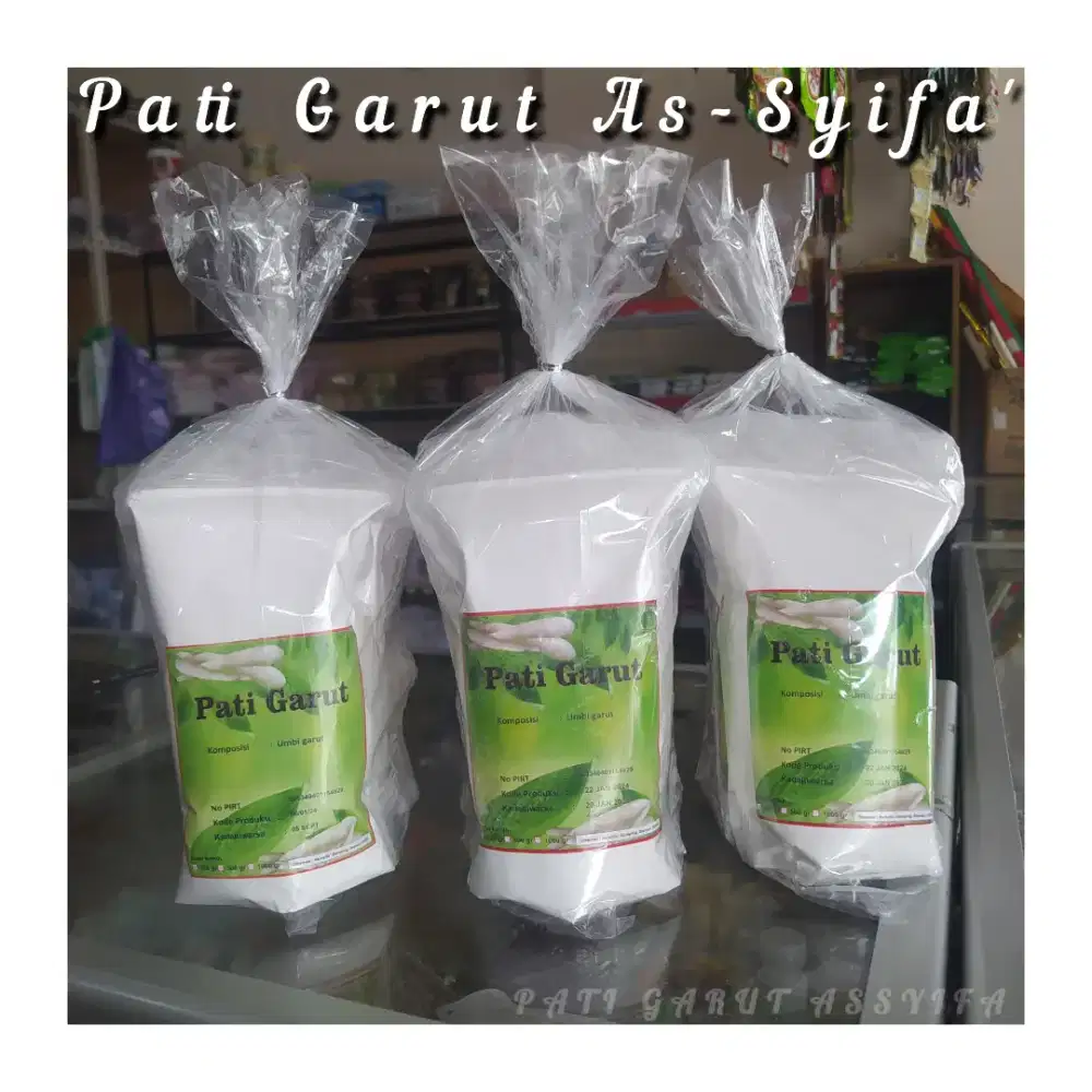 Tepung Pati Garut 100% Asli