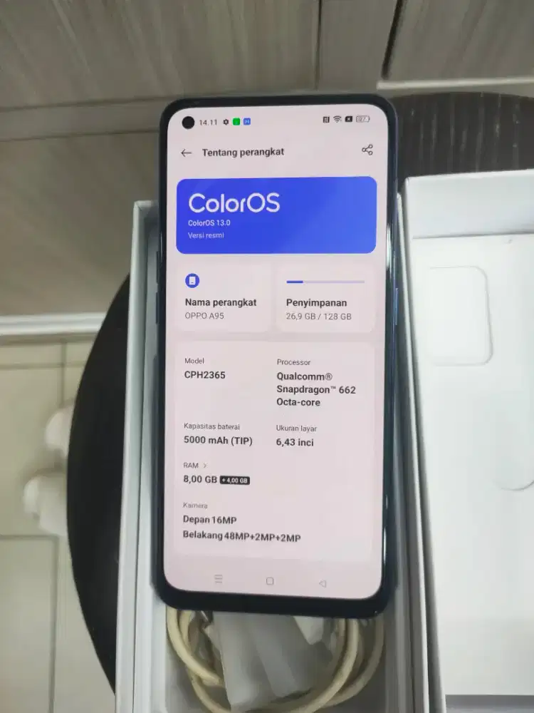 Oppo A95 Ram 8/128