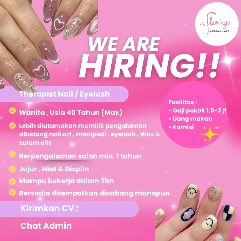Were Hiring Therapist/ Beautician