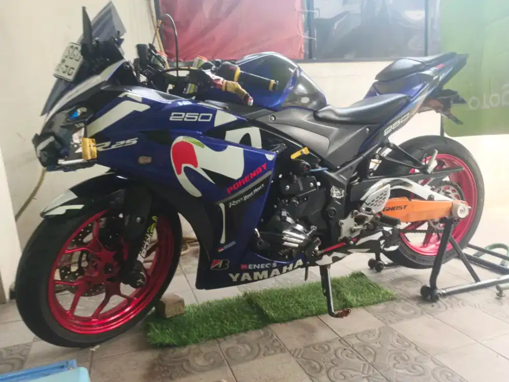 Yamaha R25 V1 edisi terakhir 2018 pajak panjang mulus terawat.