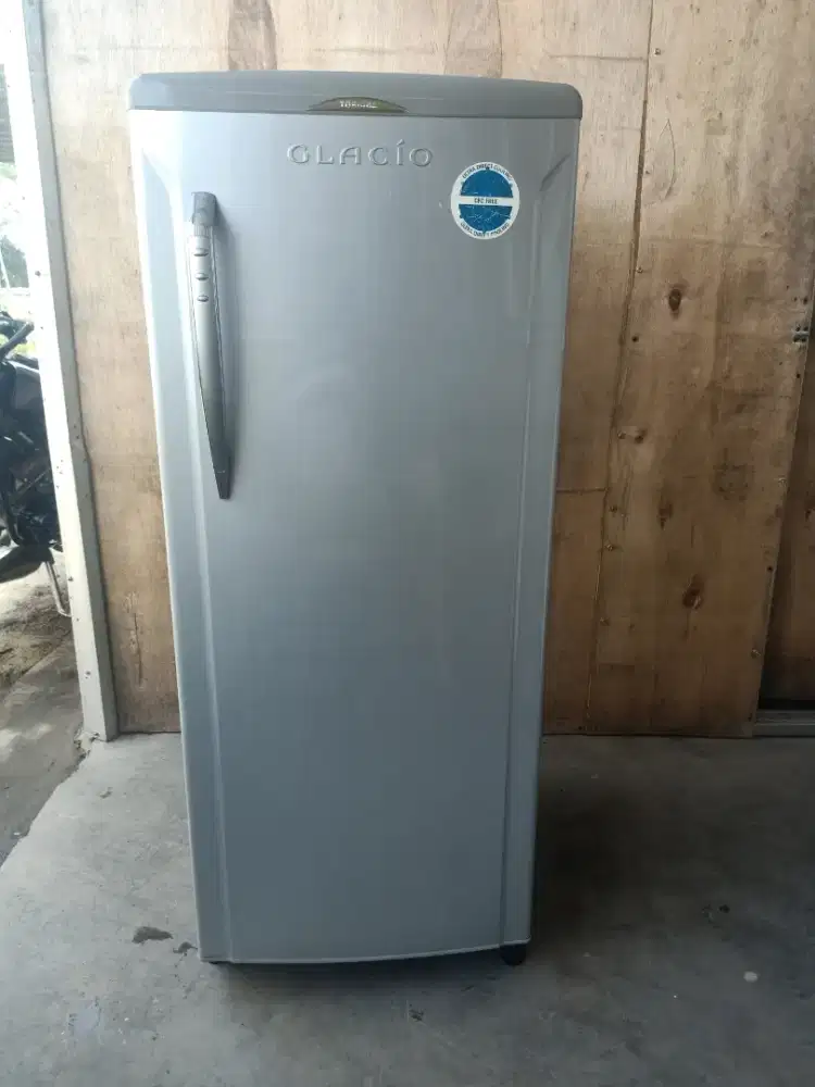 Kulkas Toshiba Glacio jumbo 1 pintu ORI segel normal