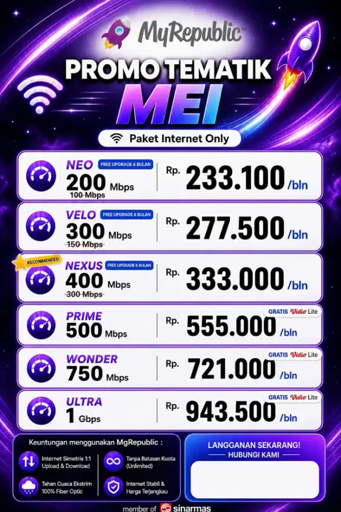 Internet Rumah MyRepublic