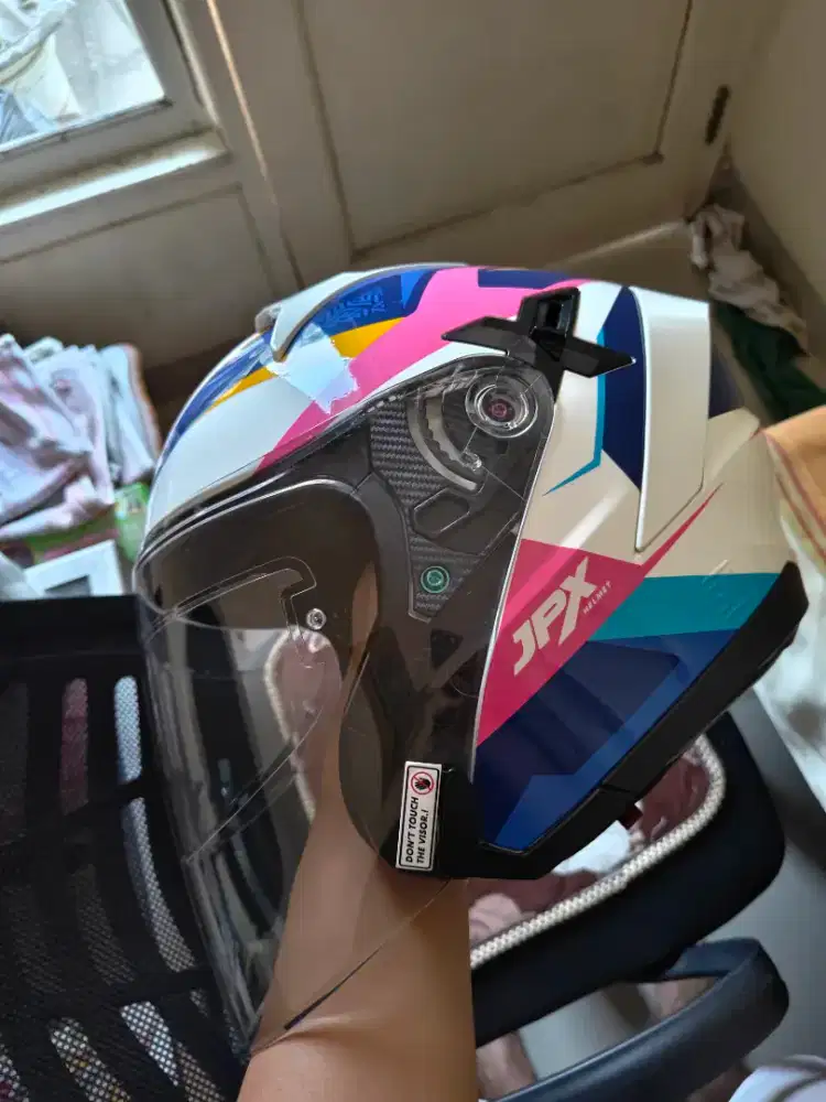 JPX NOVA X V2 - BAUT TITANIUM - FREE VISOR 1 dan Intercom