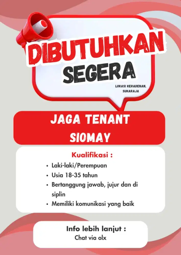 Jaga Tenant Siomay