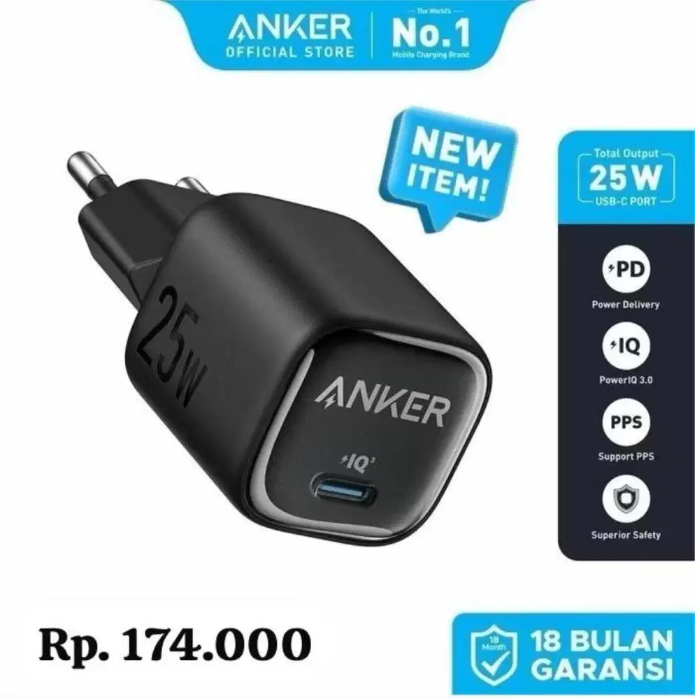 CHARGER ANKER 25W