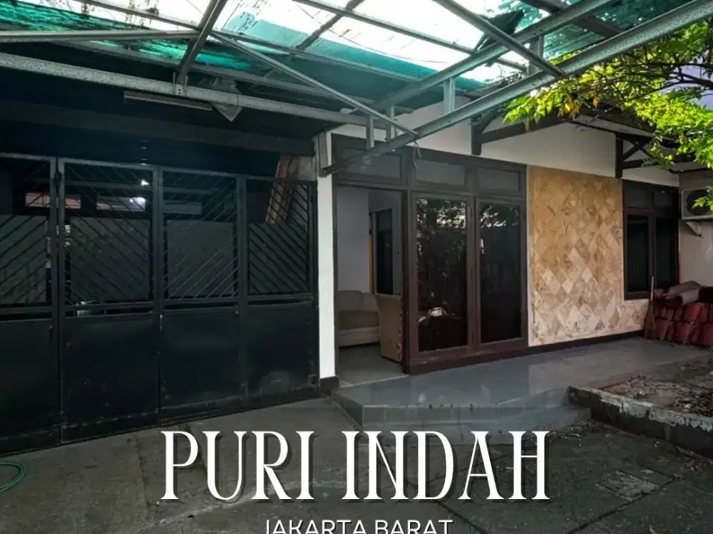 DIJUAL CEPAT RUMAH TINGGAL 1.5 LANTAI DI PURI INDAH JAKARTA BARAT