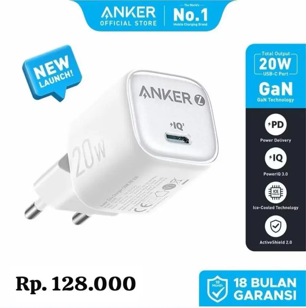 CHARGER ANKER 20W