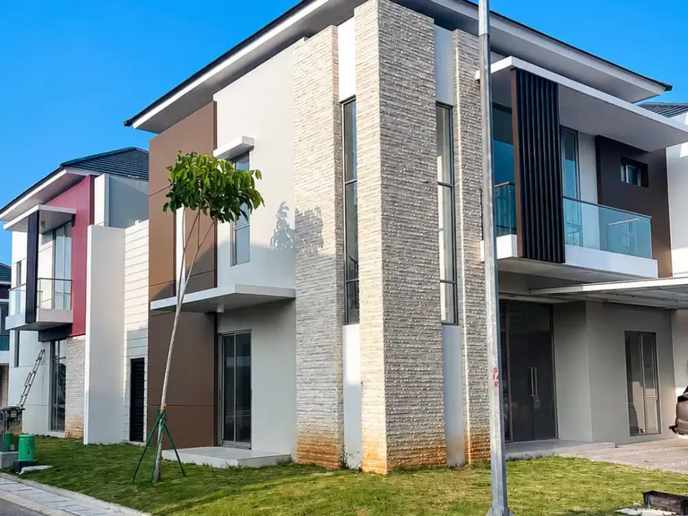 Rumah Hoek Springville PIK2 10x15 4+1KT Full Furnished Bisa KPR