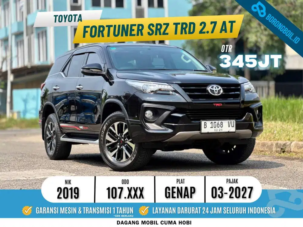 Toyota Fortuner SRZ 2.7 TRD 2019 Bensin