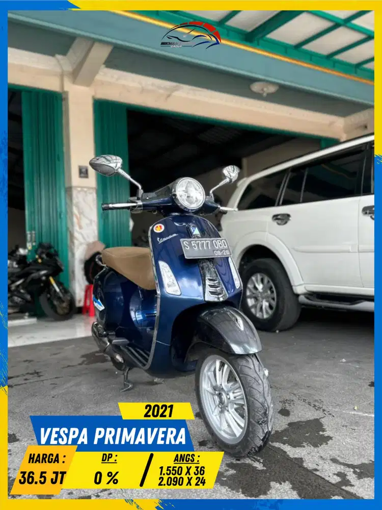 VESPA PRIMAVERA 2021 PLAT S READY MASZEHH HIKMAH MOTOR KEPUH MALANG