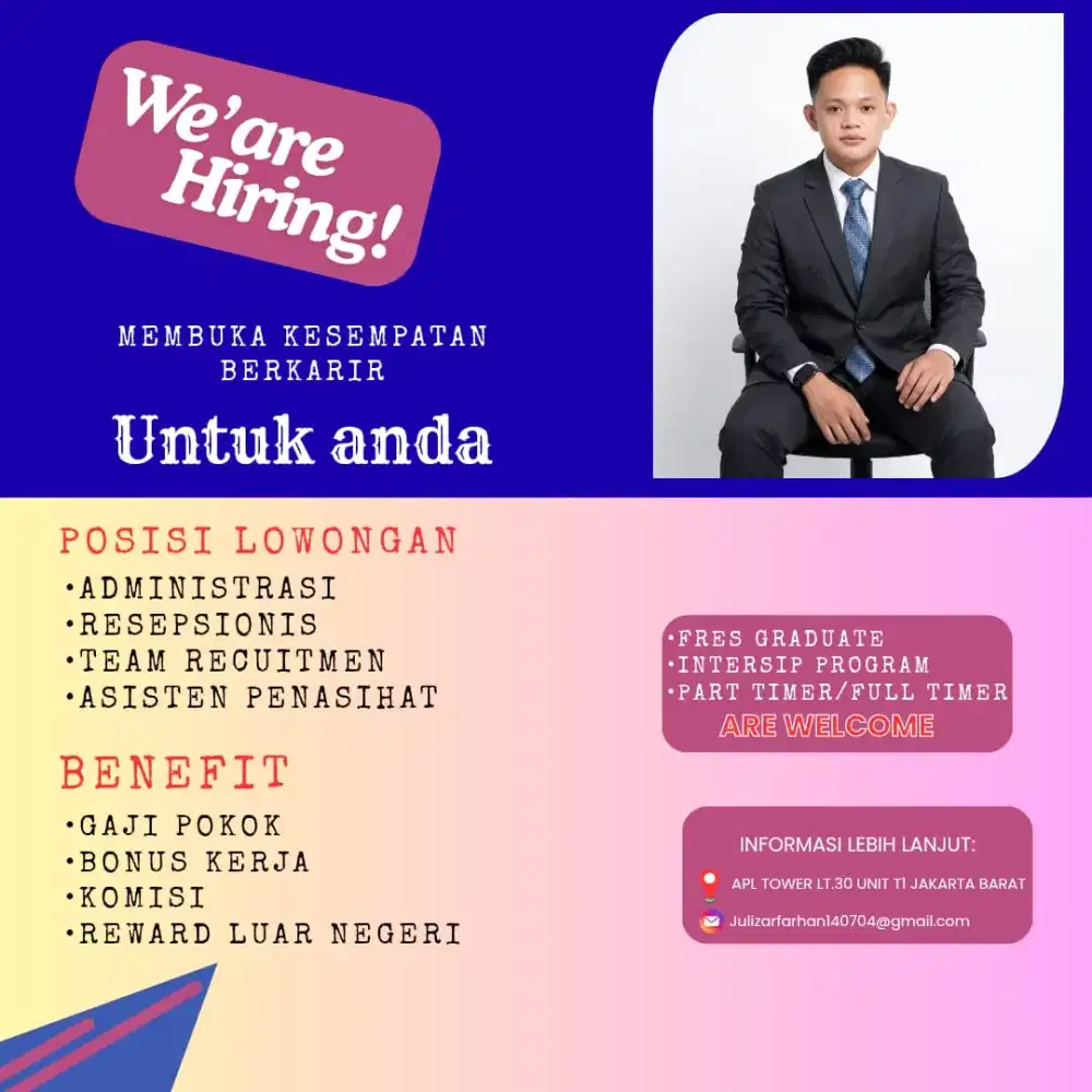 LOWONGAN PERKERJAAN TERBARU