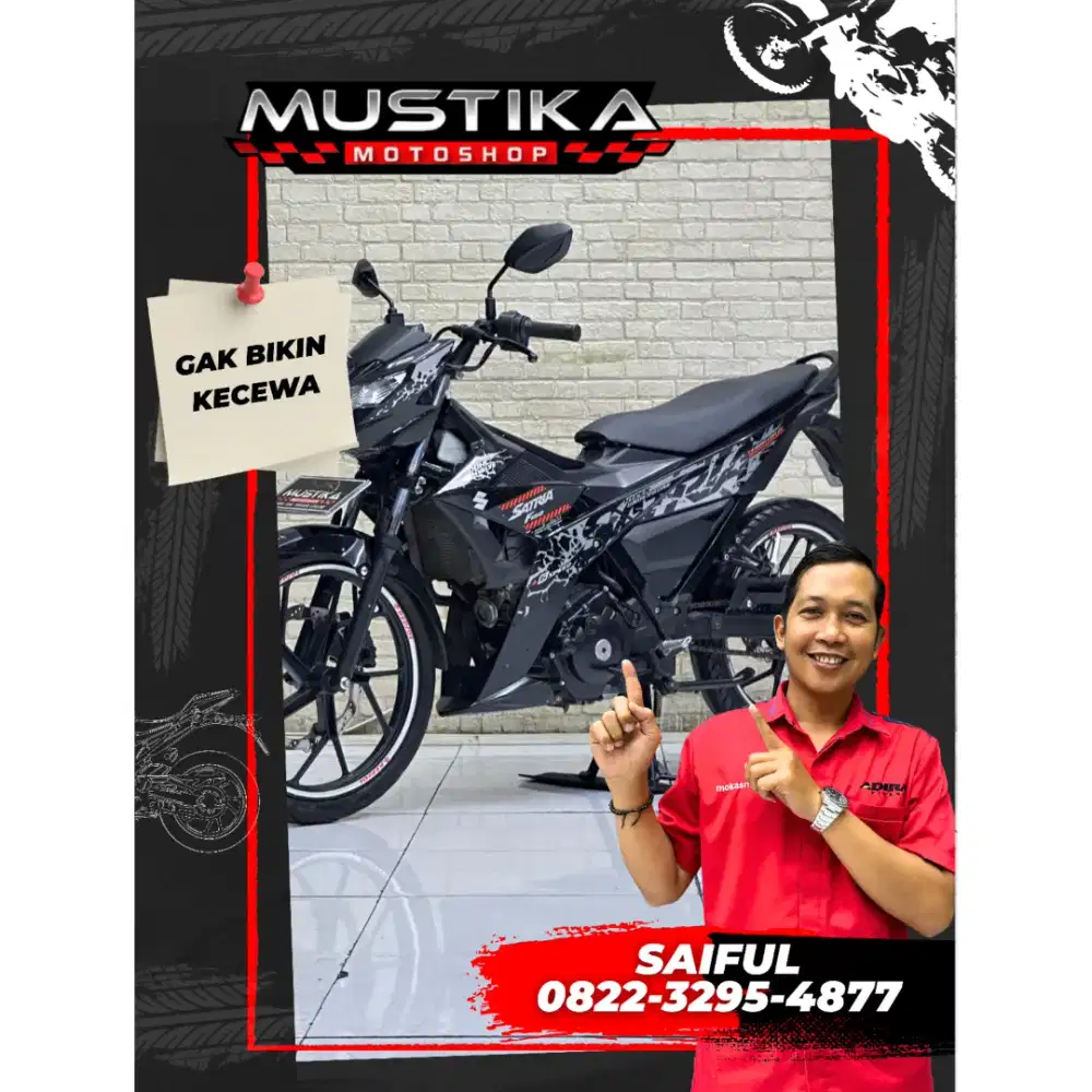 Perfect Condition!!Suzuki Satria Fu Injeksi 2019 N Kota Mulus-Mustika