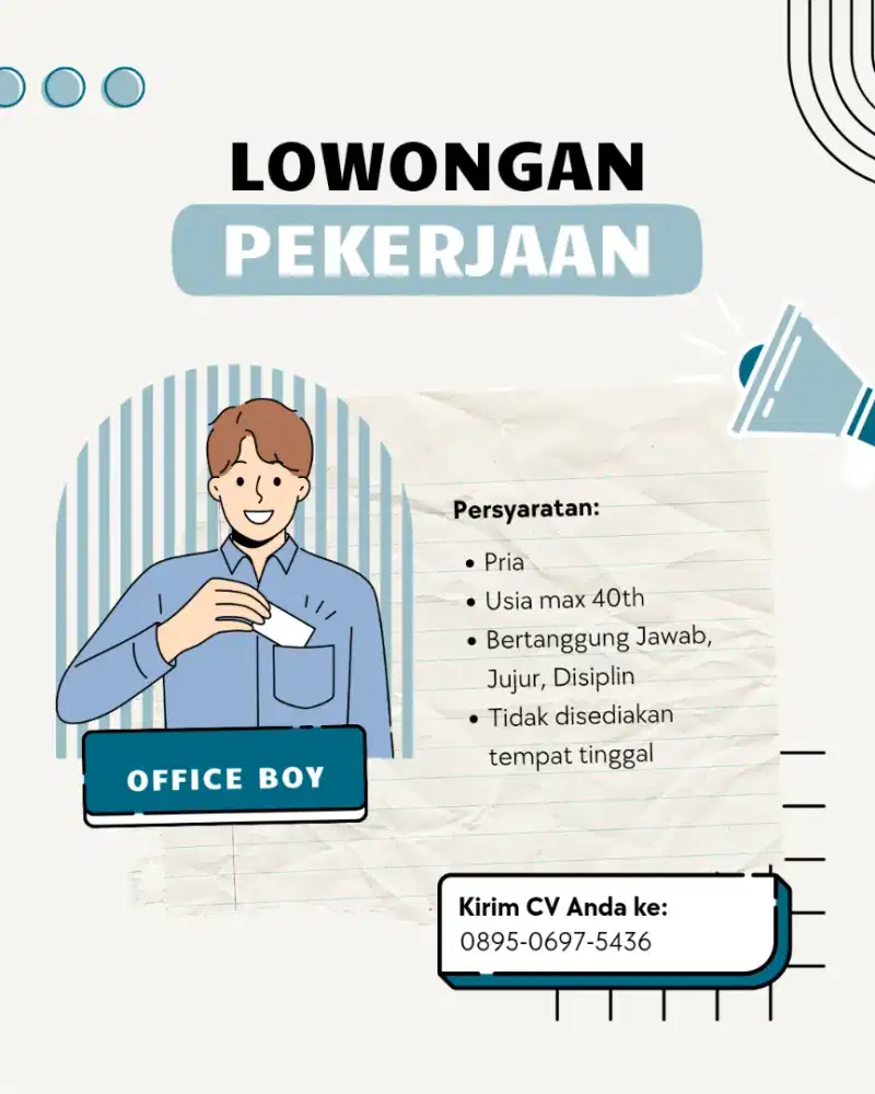 Lowongan kerja OB