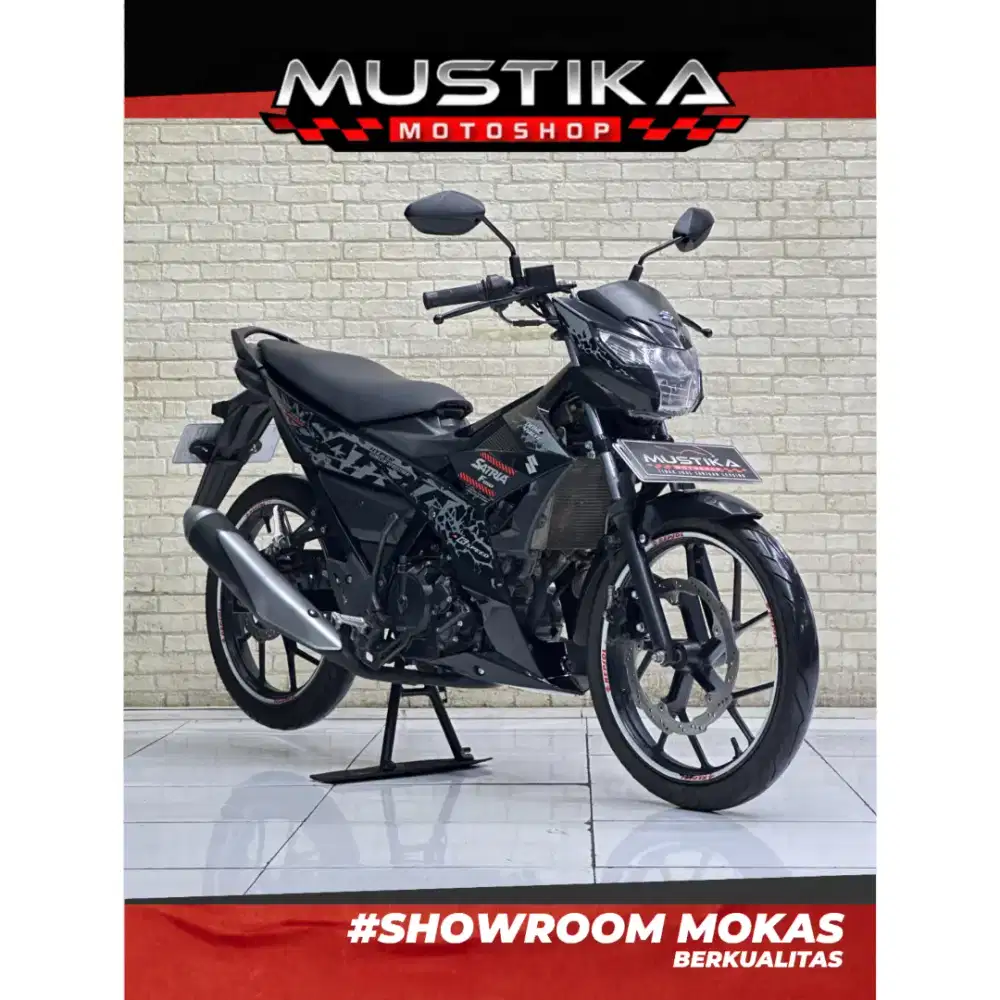 Perfect Condition!!Suzuki Satria Fu Injeksi 2019 Black Mulus-Mustika