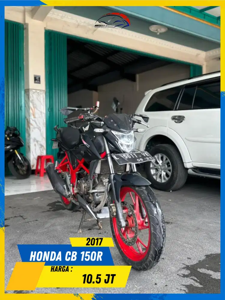 HONDA CB 150R 2017 PLAT L MURAH BERKUALITAS HIKMAH MOTOR KEPUH MALANG