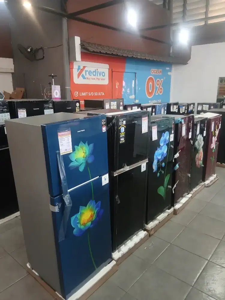 KULKAS 1 PINTU & 2 PINTU CICILAN DP 0