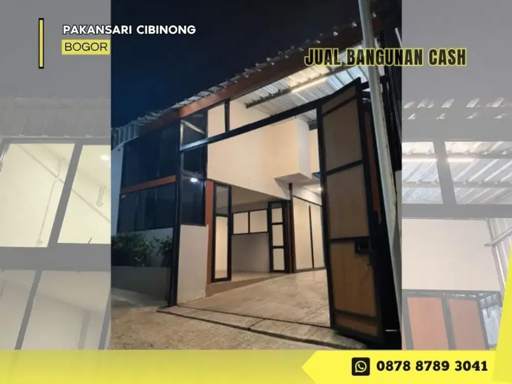 Jual Cepat Bangunan 2Lantai cocok untuk USAHA di Pakansari Cibinong Bogor