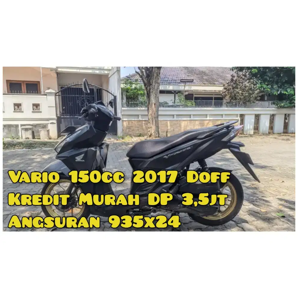 Vario 150cv 2017 SE Hitam Doff Gold