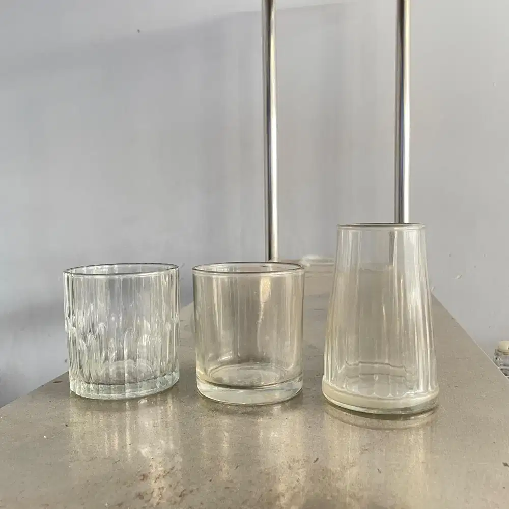 Gelas Kaca Piring Keramik Botol Estetik Cafe Coffeeshop Restoran Korea