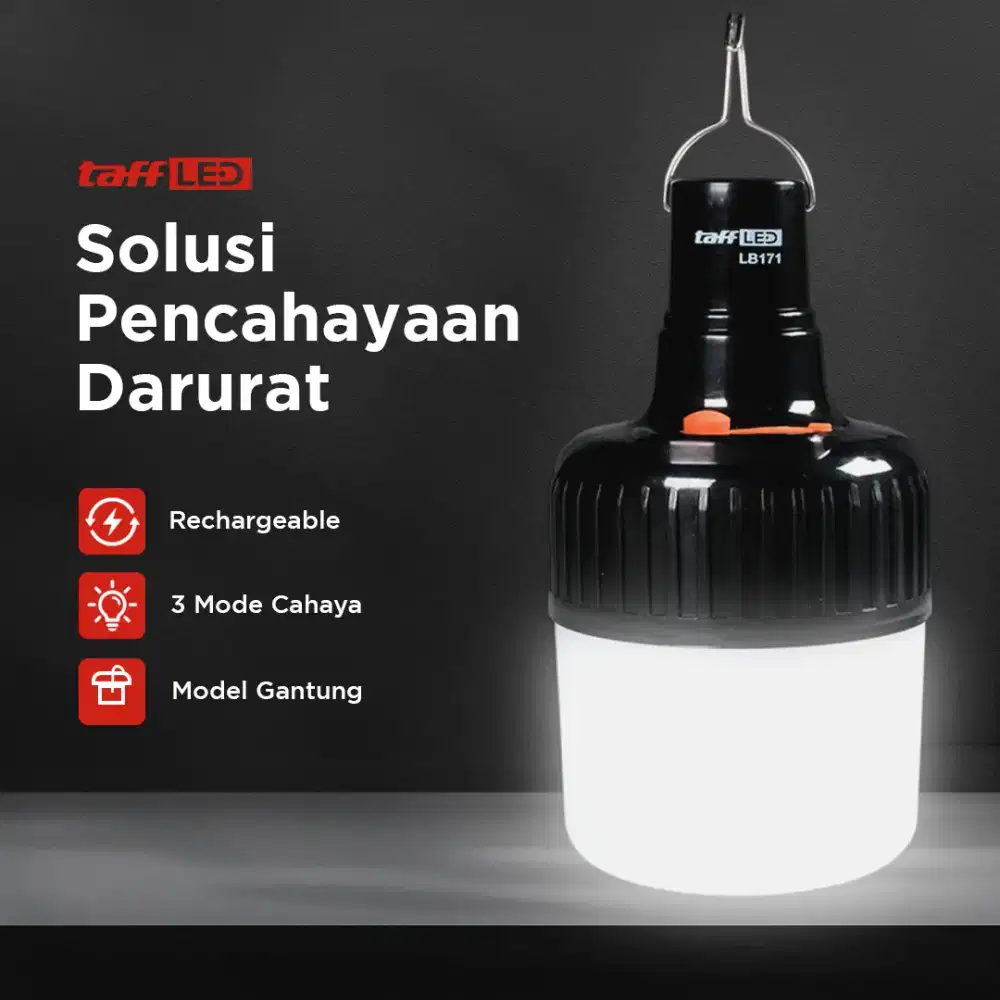 TaffLED Lampu LED Emergency Camping Multifungsi Cool White 10W 1200mAh