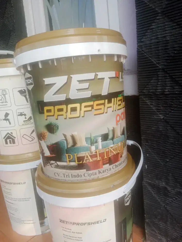 cat tembok ukuran 20kg zet proshield LS