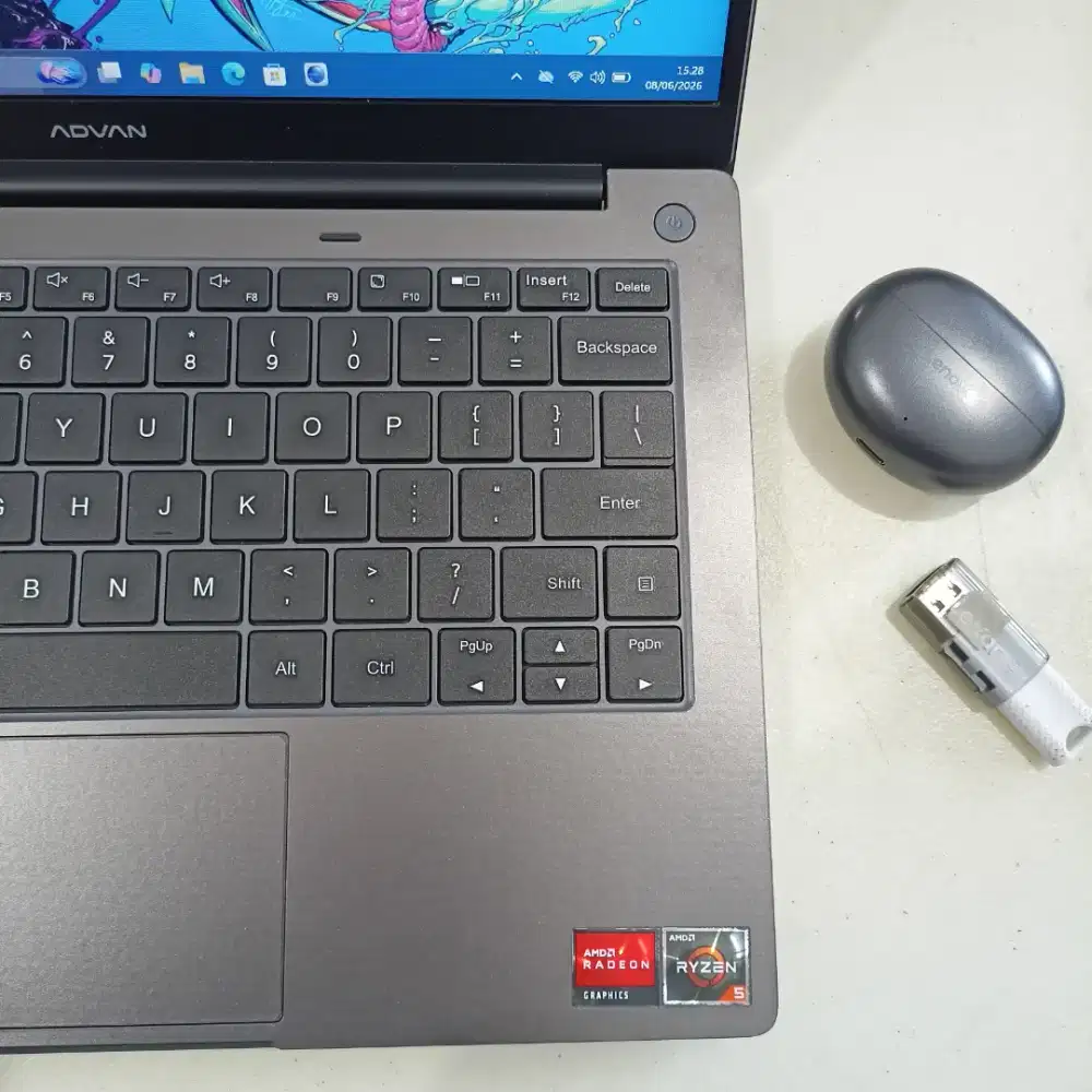 Laptop second Advan Soulmate 1405 Ram 16 GB, AMD Ryzen 5