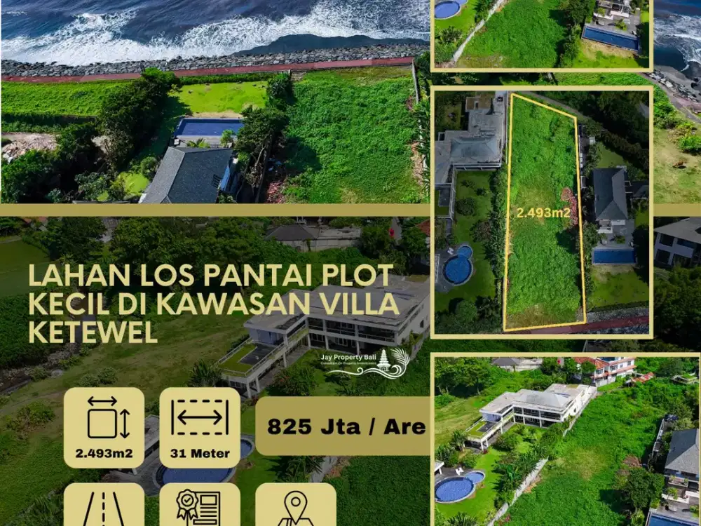 Tanah Pesisir Pantai Plot Kecil di pantai ketewel gianyar Bali