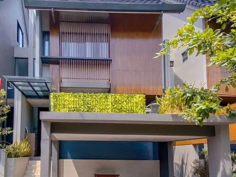 DIJUAL RUMAH TROPICAL MODERN CAELUS BSD FULL FURNISHED