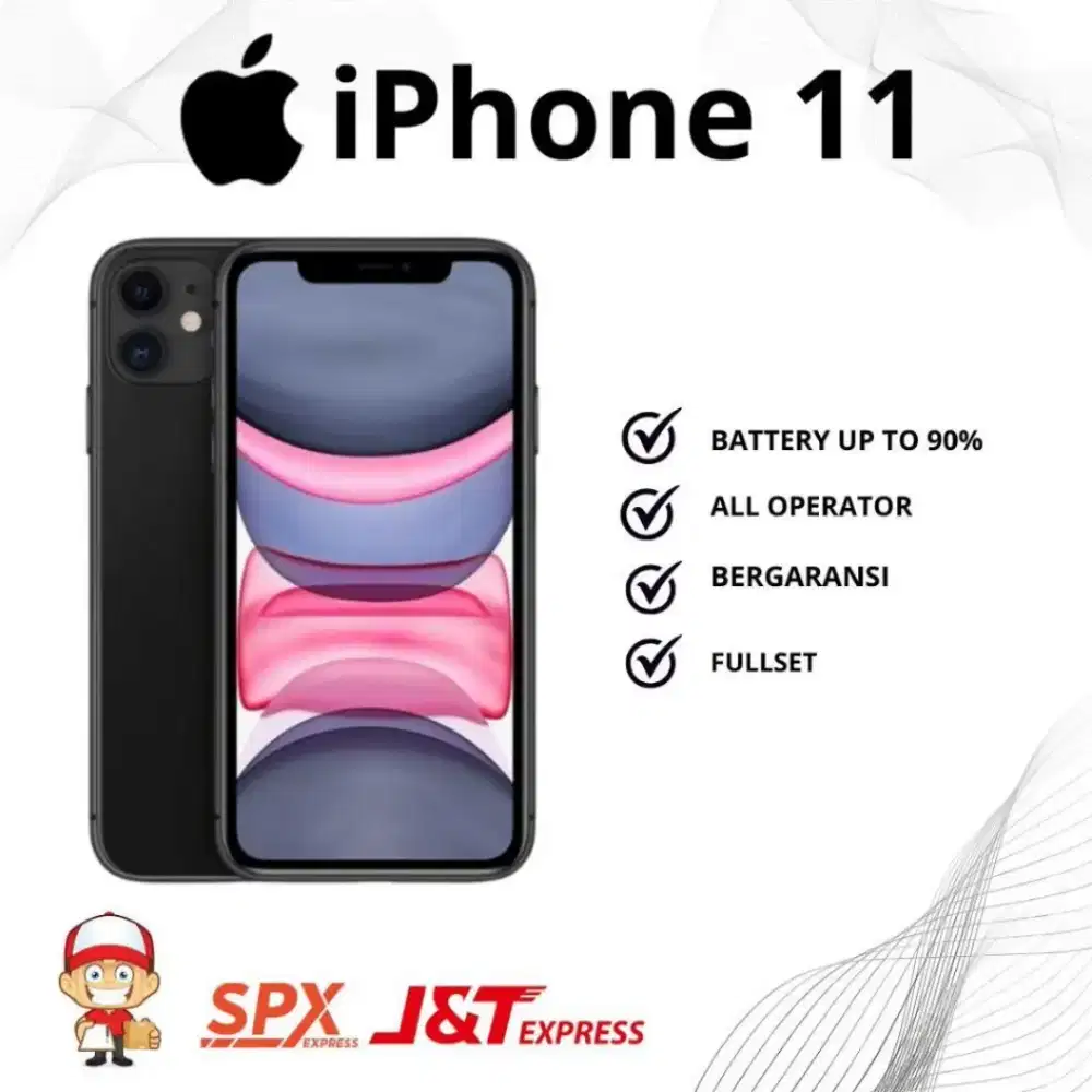 Apple iPhone 11 64GB/128GB Second Hp11 Like New Original 100% |