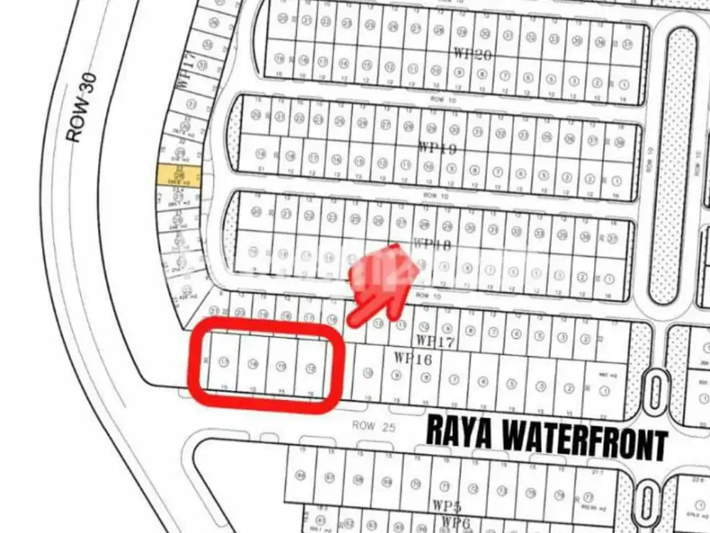 Dijual Kavling – Raya Waterfront Citraland, Surabaya