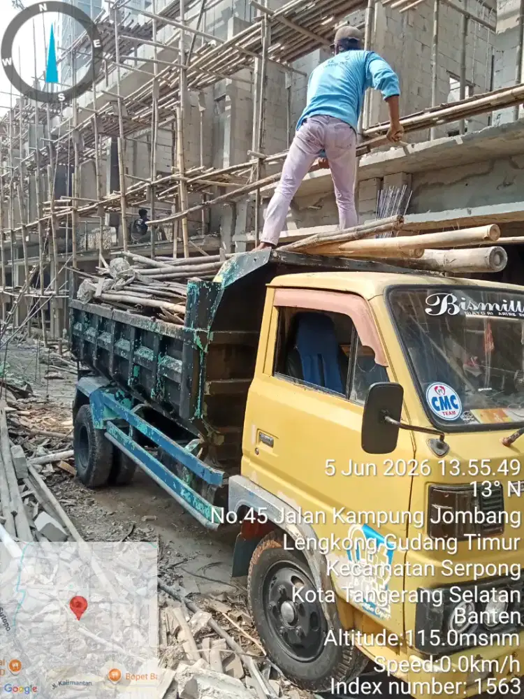 jasa pembuangan puing + pengurugan