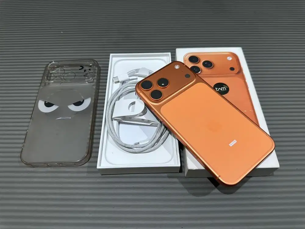 Iphone 17 pro max 256gb orange resmi iBox TAM PA/A like new no minus