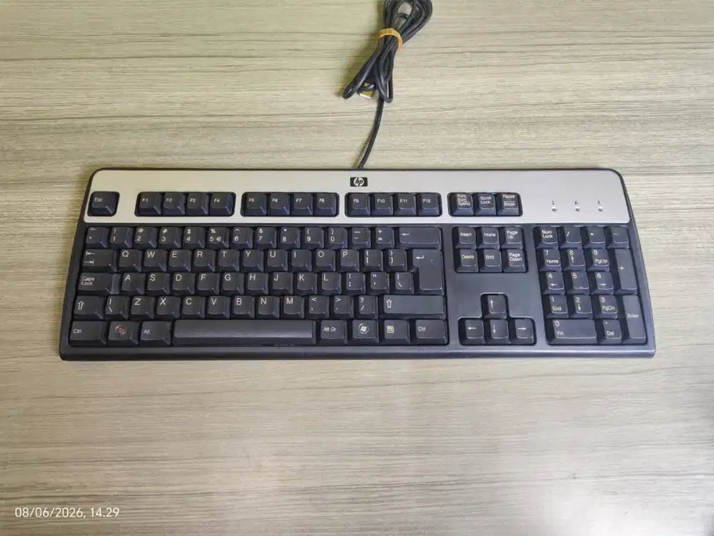 Keyboard usb built up logitech dan HP