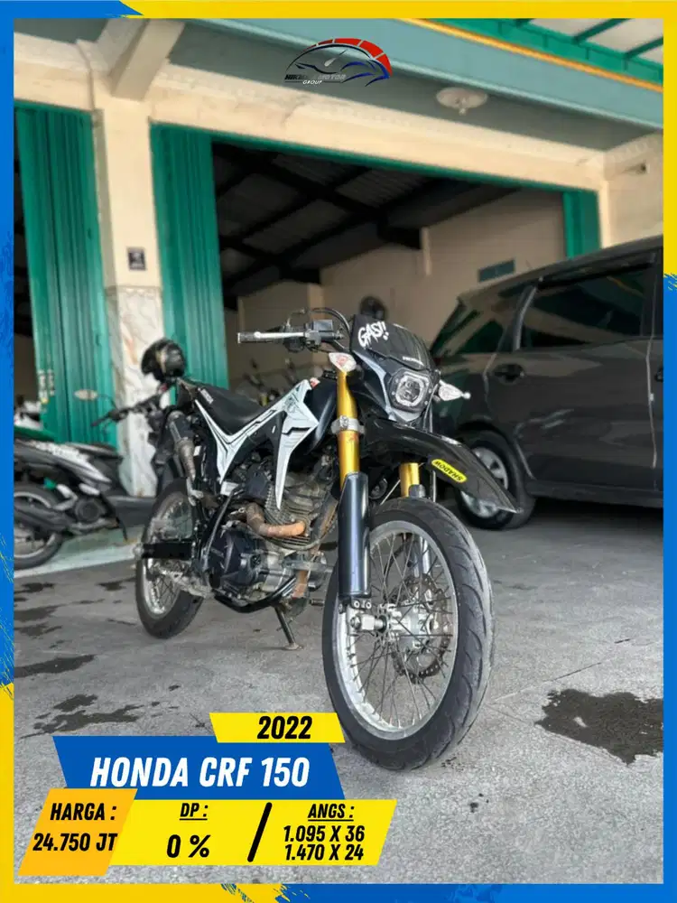 HONDA CRF 150 2022 MURAH CIAMIK MASZEEHH HIKMAH MOTOR KEPUH MALANG